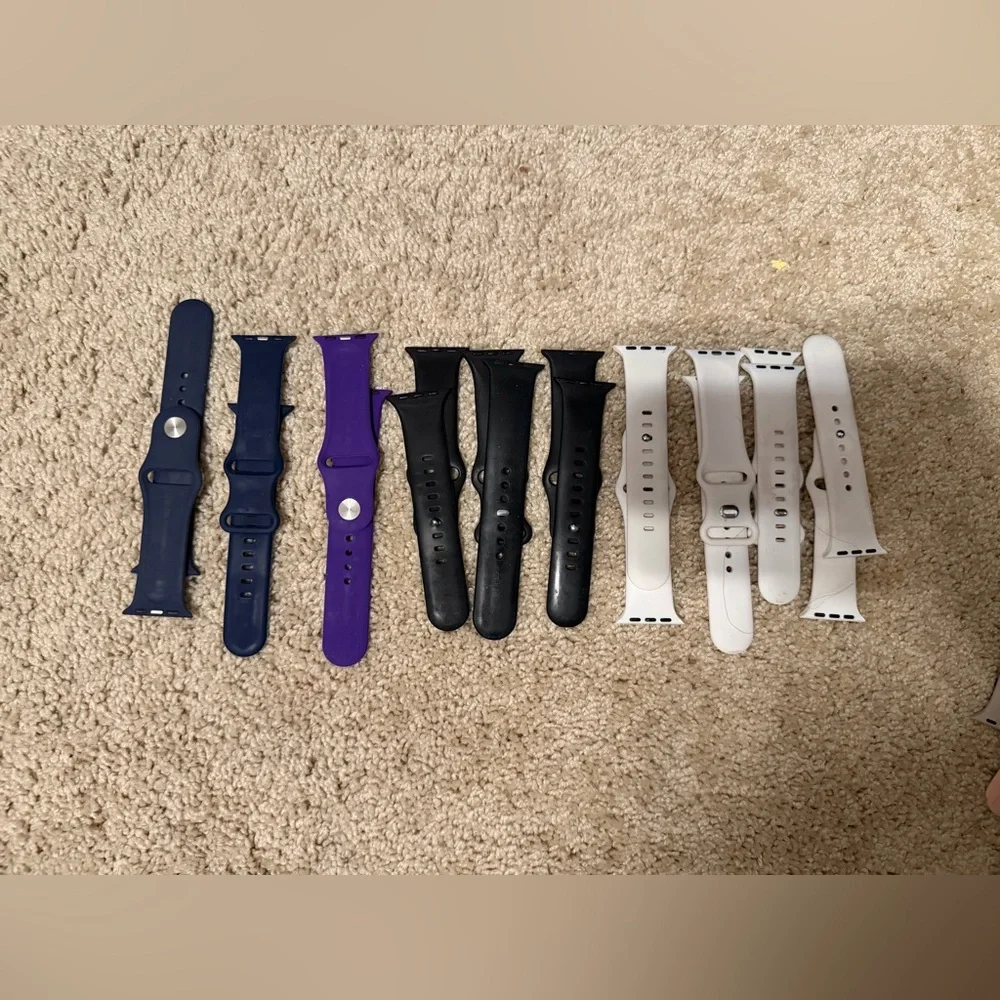 Apple Watch Bands Lot of 46 | Fits Series 6 | Used | Mixed Styles & Colors